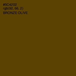 #5C4202 - Bronze Olive Color Image