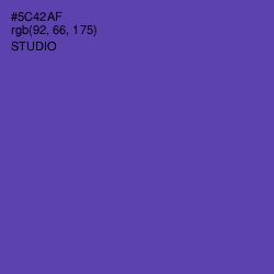 #5C42AF - Studio Color Image