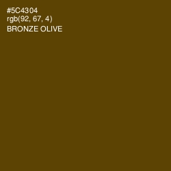 #5C4304 - Bronze Olive Color Image