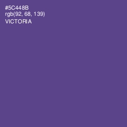 #5C448B - Victoria Color Image