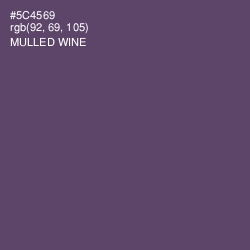#5C4569 - Mulled Wine Color Image