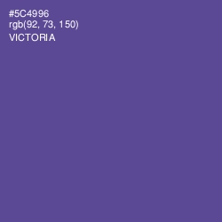 #5C4996 - Victoria Color Image