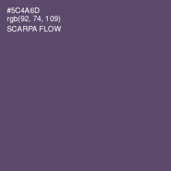 #5C4A6D - Scarpa Flow Color Image