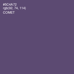 #5C4A72 - Comet Color Image