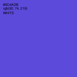 #5C4ADB - Indigo Color Image