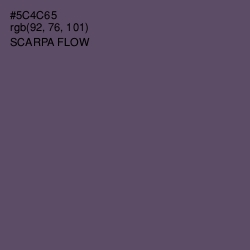 #5C4C65 - Scarpa Flow Color Image