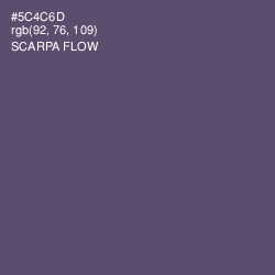 #5C4C6D - Scarpa Flow Color Image