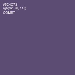 #5C4C73 - Comet Color Image