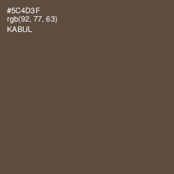 #5C4D3F - Kabul Color Image