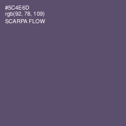 #5C4E6D - Scarpa Flow Color Image