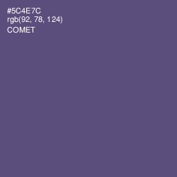 #5C4E7C - Comet Color Image