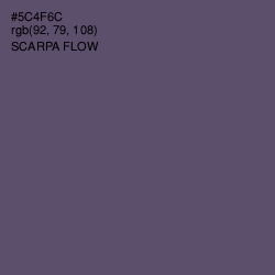 #5C4F6C - Scarpa Flow Color Image