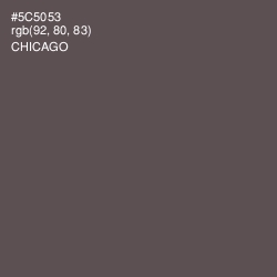 #5C5053 - Chicago Color Image