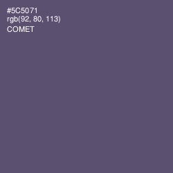 #5C5071 - Comet Color Image