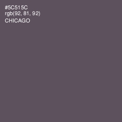 #5C515C - Chicago Color Image