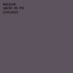 #5C535F - Chicago Color Image