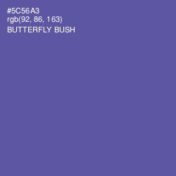 #5C56A3 - Butterfly Bush Color Image