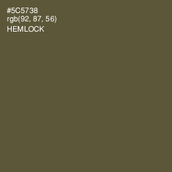 #5C5738 - Hemlock Color Image