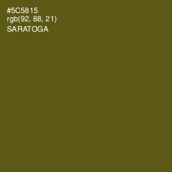 #5C5815 - Saratoga Color Image