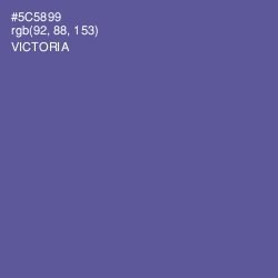 #5C5899 - Victoria Color Image