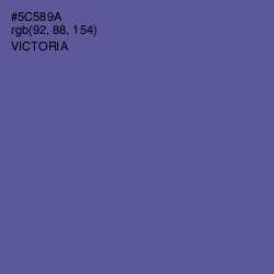 #5C589A - Victoria Color Image