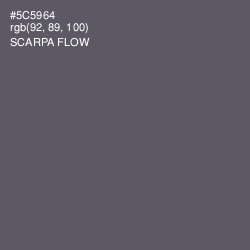 #5C5964 - Scarpa Flow Color Image