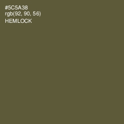 #5C5A38 - Hemlock Color Image
