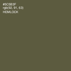 #5C5B3F - Hemlock Color Image