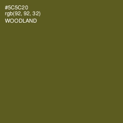 #5C5C20 - Woodland Color Image