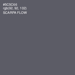 #5C5C66 - Scarpa Flow Color Image