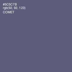 #5C5C7B - Comet Color Image