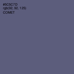 #5C5C7D - Comet Color Image