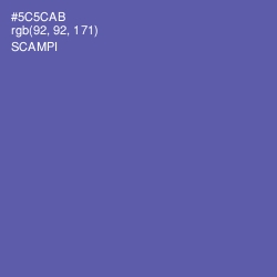 #5C5CAB - Scampi Color Image