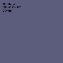 #5C5D7C - Comet Color Image