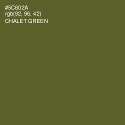 #5C602A - Chalet Green Color Image