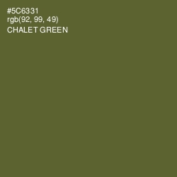 #5C6331 - Chalet Green Color Image