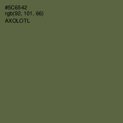 #5C6542 - Axolotl Color Image