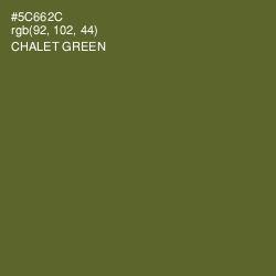 #5C662C - Chalet Green Color Image