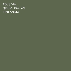 #5C674E - Finlandia Color Image