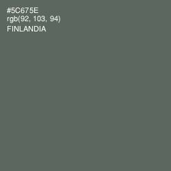 #5C675E - Finlandia Color Image