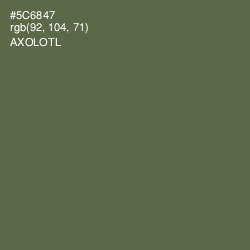 #5C6847 - Axolotl Color Image