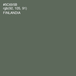 #5C695B - Finlandia Color Image