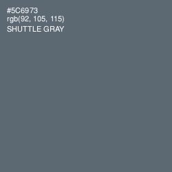 #5C6973 - Shuttle Gray Color Image