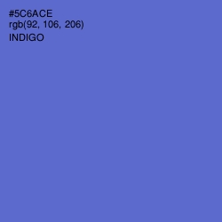 #5C6ACE - Indigo Color Image