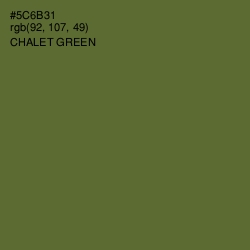 #5C6B31 - Chalet Green Color Image