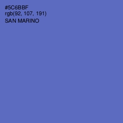 #5C6BBF - San Marino Color Image