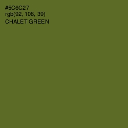 #5C6C27 - Chalet Green Color Image