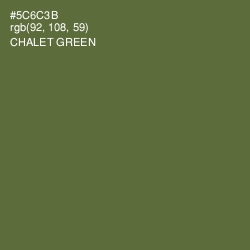 #5C6C3B - Chalet Green Color Image