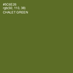 #5C6E26 - Chalet Green Color Image