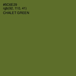 #5C6E29 - Chalet Green Color Image